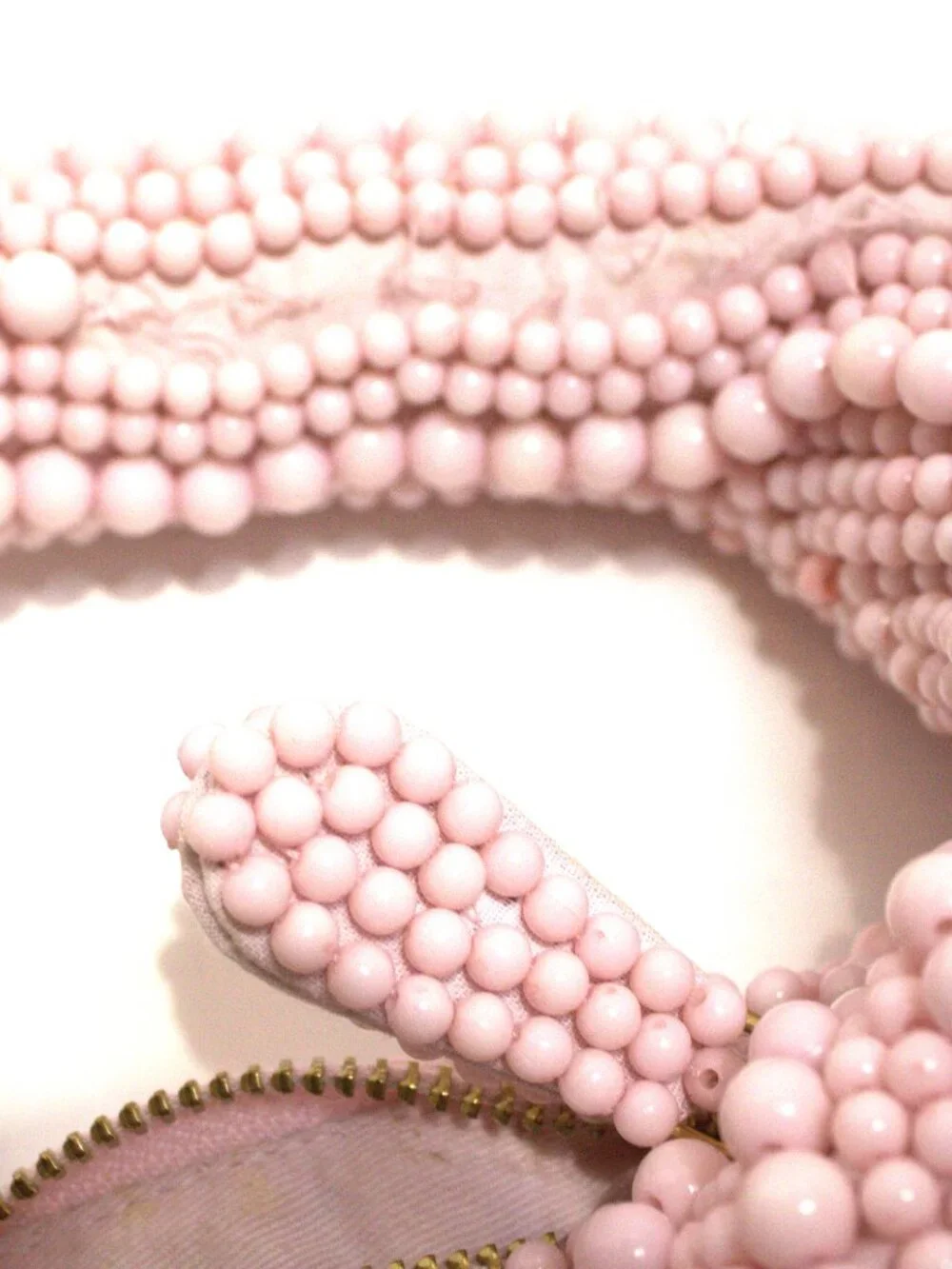 Maeve Pink Beaded Top Handle Handbag NWT